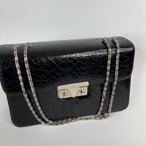 Vintage 60s Purses Set of 3 Patent Handbag Theodor Ruth Saltz Meyers Made in USA - Picture 13 of 16